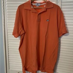 Southern Tide Classic Orange Polo Shirt